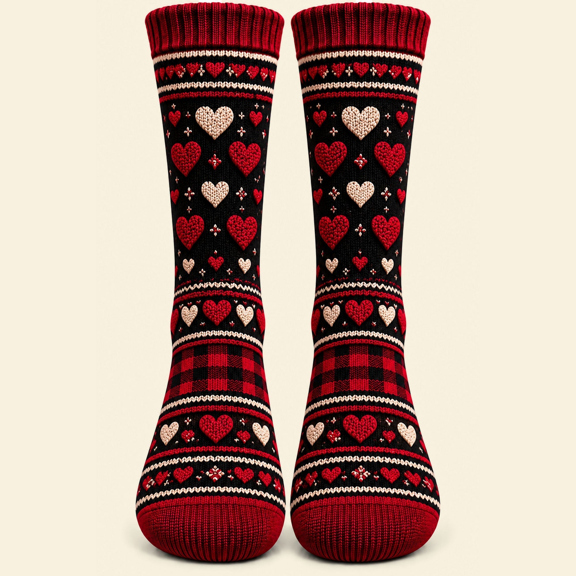 Shhh... It's Time to Get Naughty - Personalized Couple Socks