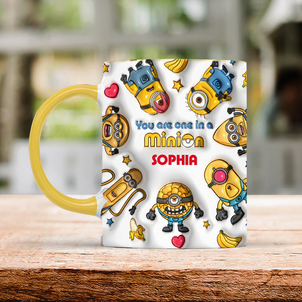 Personalized Minions Fan Coffee Mug - You Are One in a Minion