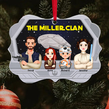 Load image into Gallery viewer, Custom Family Ornament - Galactic Clan Design Ornament PopCulturePrints
