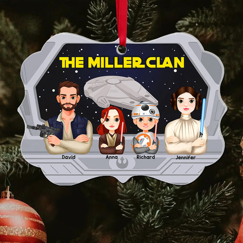 Custom Family Ornament - Galactic Clan Design Ornament PopCulturePrints