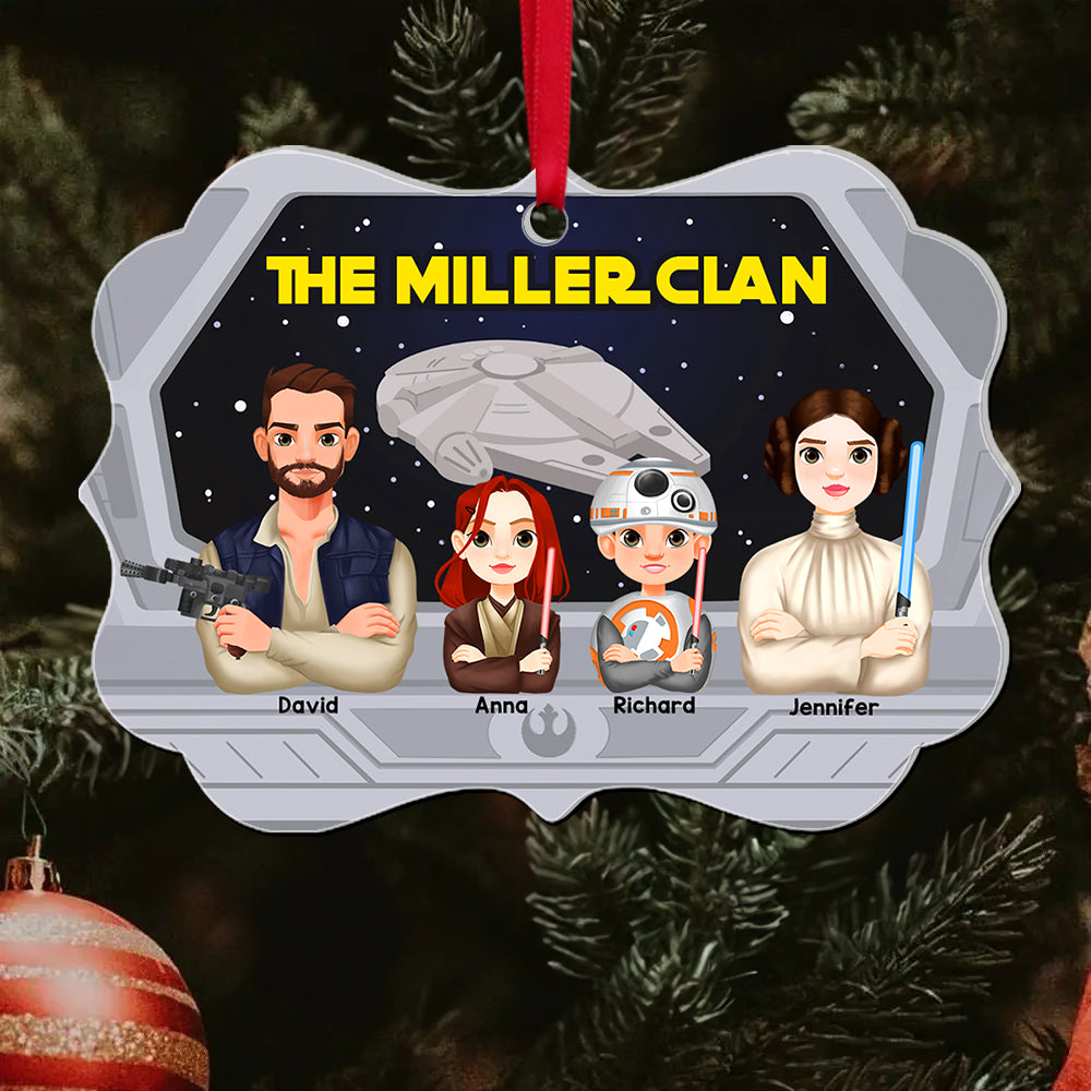 Custom Family Ornament - Galactic Clan Design Ornament PopCulturePrints