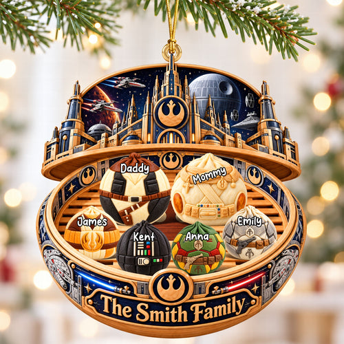 Cosmic Dumplings Christmas Ornament - Personalized Family Gift Ornament PopCulturePrints