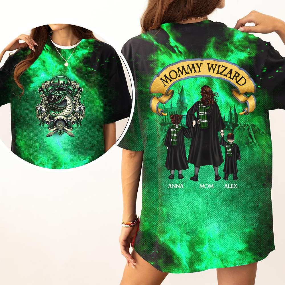 Best Wizard Mom Ever Custom Family Portrait