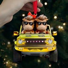Load image into Gallery viewer, “Ride Into Adventure” - Cool Off-Road Bucking Gang Acrylic Ornament - Personalized Gifts For Off-Road Lovers Ornament PopCulturePrints
