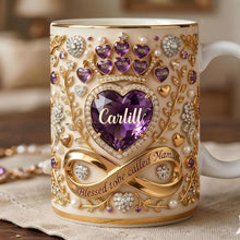 Load image into Gallery viewer, "The Best Mother in the Galaxy" - Personalized Metal Coin for Moms and Grandmas Coffee Mug PopCulturePrints
