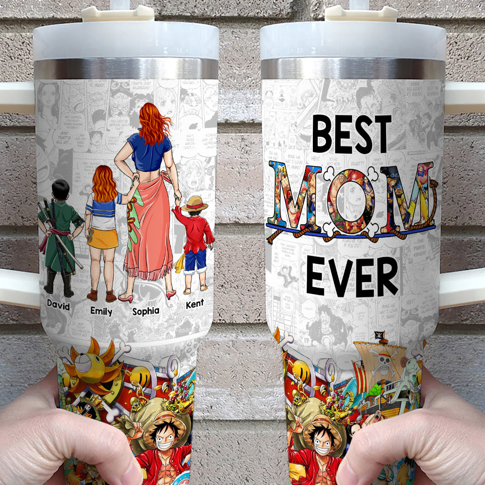 Custom Anime-Themed Tumbler Gift for Mom Tumbler Cup PopCulturePrints