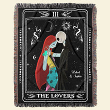 Load image into Gallery viewer, Lovers Tarot Card Blanket - Personalized Halloween Gift &amp; Valentine&#39;s Day Gifts Blanket PopCulturePrints
