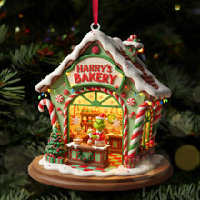 Load image into Gallery viewer, “Bake the World a Better Place” - Personalized Christmas Ornament for Baking Lovers Ornament PopCulturePrints
