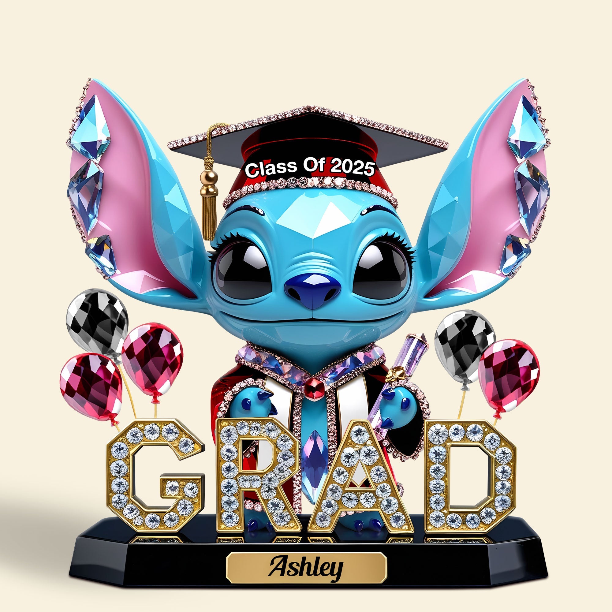 "Celebrate Your Achievement!" - Personalized Graduation Plaque - Custom Gift for Graduates, Friends, Family, or Anyone Special Shaped Plaques PopCulturePrints