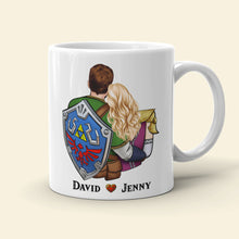 Load image into Gallery viewer, Personalized Best Couple Ever Coffee Mug | Romantic Valentine's Day Gifts Coffee Mug PopCulturePrints
