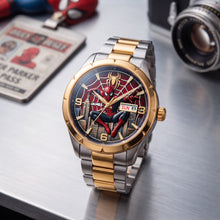 Load image into Gallery viewer, "Embrace Your Childhood Dreams with Every Tick" - Custom Childhood Hero Men's Watch - Personalized Gifts for Fans
