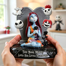 Load image into Gallery viewer, This Bone Mommy Loves Her Little Nightmares - Personalized Acrylic Plaque Gift for Mom and Grandma Shaped Plaques PopCulturePrints
