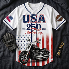 Load image into Gallery viewer, Ride in Style - Badass Motorcycle Jersey Shirt - Custom Photo Gift for Bikers
