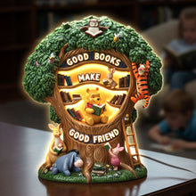 Load image into Gallery viewer, Good Books Make Good Friends - Personalized Bookish Friends Forever Acrylic Light Box Light Box PopCulturePrints
