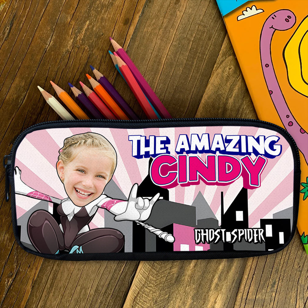 Personalized Amazing Cindy Ghost Spider Pencil Case