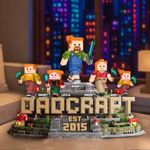 Load image into Gallery viewer, “Level Up Your Dad!” - Personalized Game Fans Acrylic Plaque, Perfect Gift for Dad &amp; Grandpa Shaped Plaques PopCulturePrints
