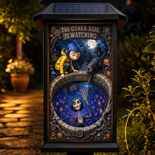 Load image into Gallery viewer, “The Other Side Is Watching” - Gothic Fairytale Solar Power Garden Lamp - Personalized Gift for Halloween Lovers
