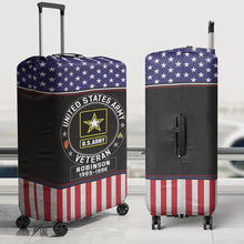 Load image into Gallery viewer, Personalized U.S. Army Veteran Luggage Cover
