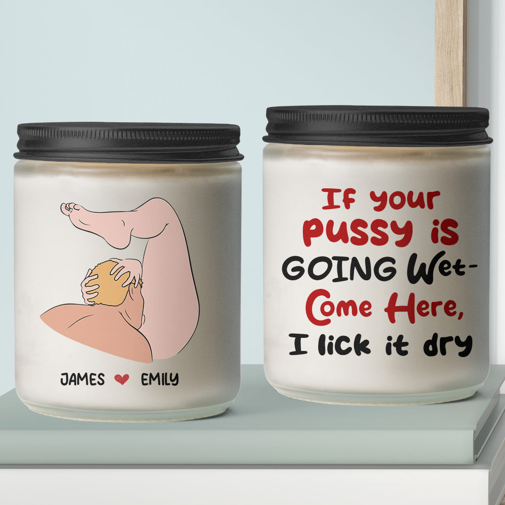 Personalized Couple Scented Candle - Playful Intimacy Scented Candle PopCulturePrints