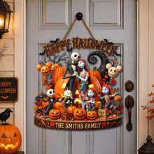 Load image into Gallery viewer, Spooky Family - Personalized Happy Halloween Acrylic Sign

