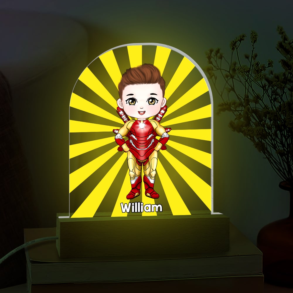 Personalized 3D LED Night Light for Kids - Custom Gift Led Night Light PopCulturePrints