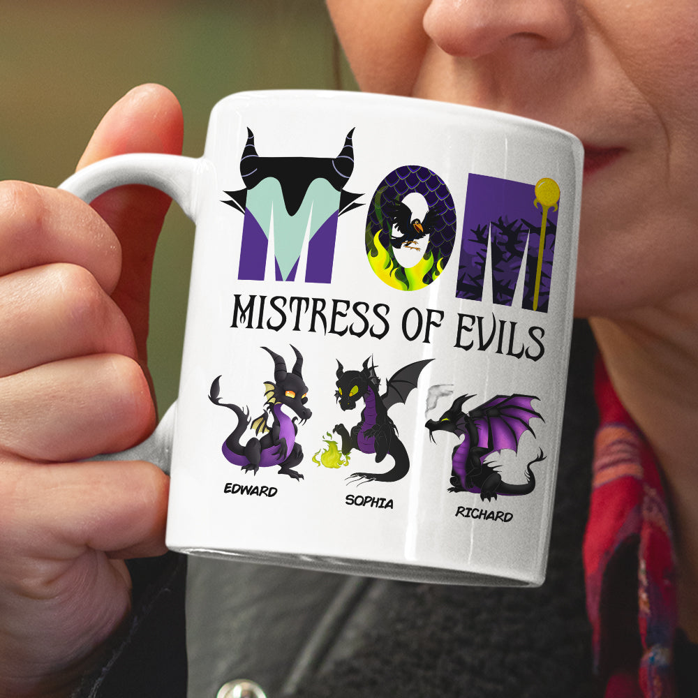 Personalized Evil Mom Mistress of Evils Coffee Mug Coffee Mug PopCulturePrints