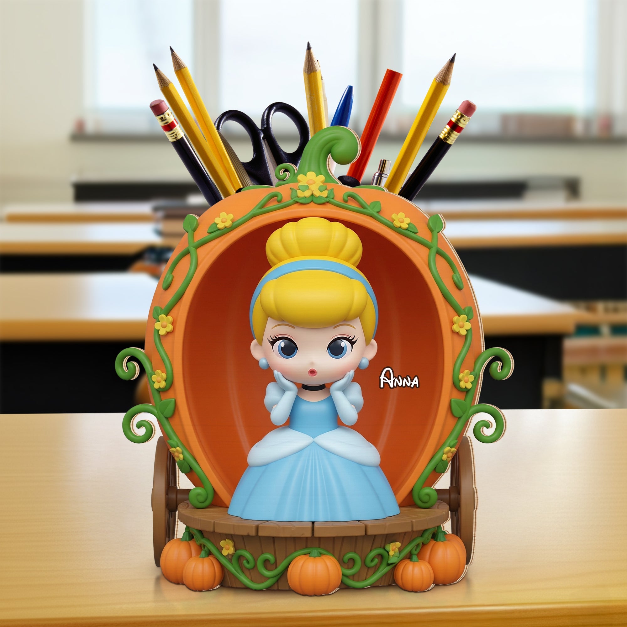 "Let Your Imagination Blossom" - Princess Pen Holder - Personalized Gifts for Princess Lovers Pen Holder PopCulturePrints
