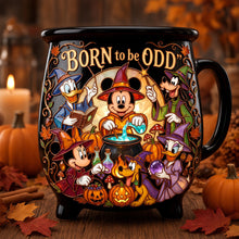 Load image into Gallery viewer, Born to be Odd - Personalized Odd Witches Ceramic Cauldron Mug Cauldron Mug PopCulturePrints
