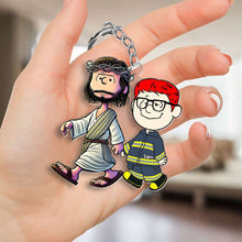 Load image into Gallery viewer, Custom Christian Keychain: Personalized Gift for Faith &amp; Friendship Keychains PopCulturePrints
