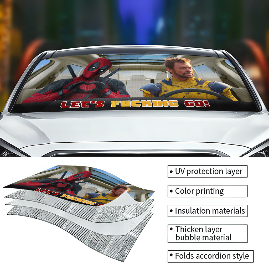 Epic Road Trip - Superhero Car Sunshade