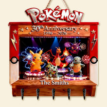 Load image into Gallery viewer, Celebrate 30 Years of Pokémon Adventure - Personalized Key Hanger for Game Lovers Key Hanger PopCulturePrints
