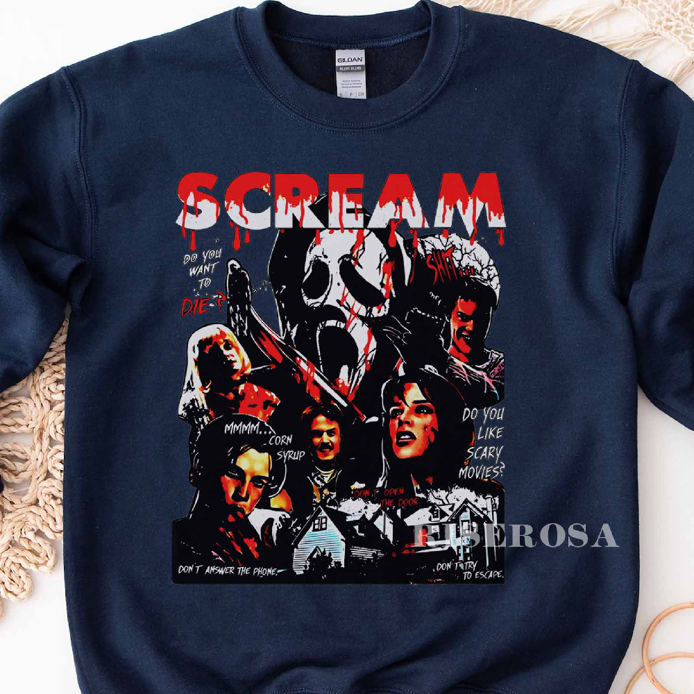 Scream Halloween Horror Fans Shirt - Customizable