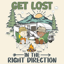 Load image into Gallery viewer, Personalized Camping Car Decal for Adventure Couples - Get Lost Decal Sticker PopCulturePrints
