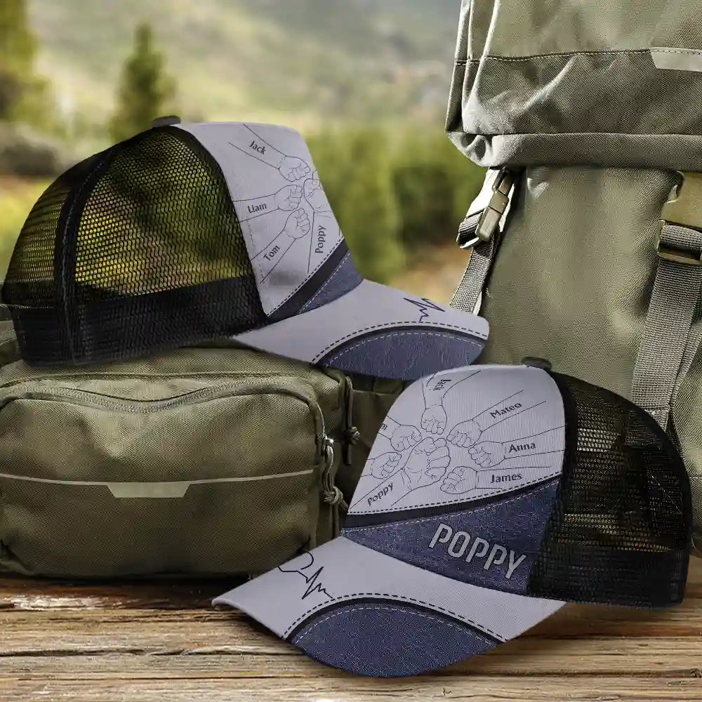 Best Friends For Life - Personalized Mesh-back Casual Cap Mesh-back Casual Cap PopCulturePrints