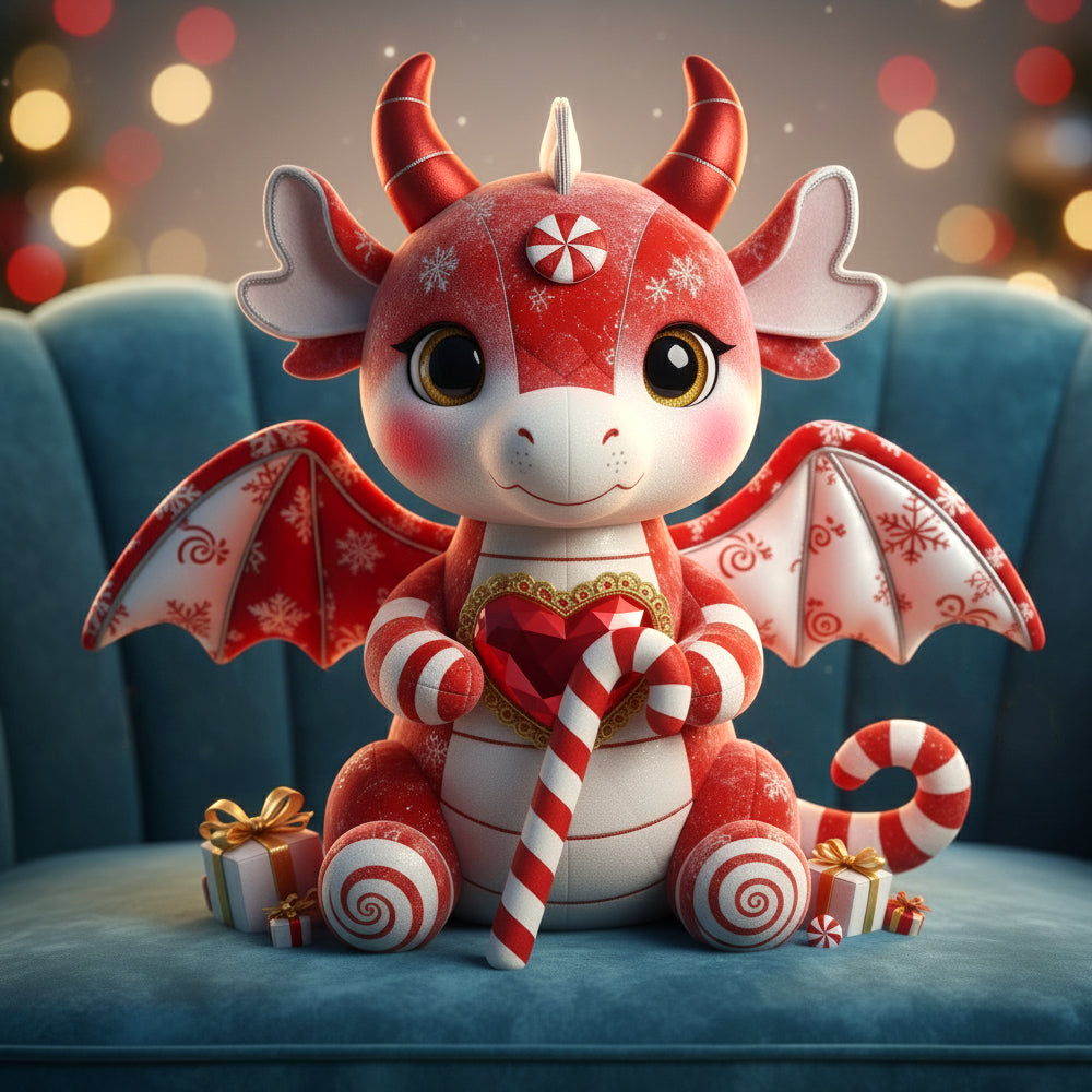 "Make Every Moment Magical with Our Cute Dragon Pillow!" - Personalized Gift for Christmas, Ideal for Kids and Dragon Lovers Pillow PopCulturePrints