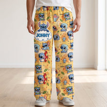 Load image into Gallery viewer, “Be Unique” Cute Alien Pajama Pants - Personalized Gifts for Everyone Pajama Pant PopCulturePrints
