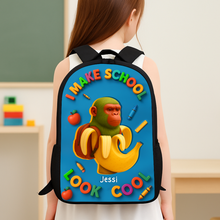 Load image into Gallery viewer, Unlock Creativity: Mindbot Characters Luxury Backpack - Personalized School Bag for Kids Backpack PopCulturePrints
