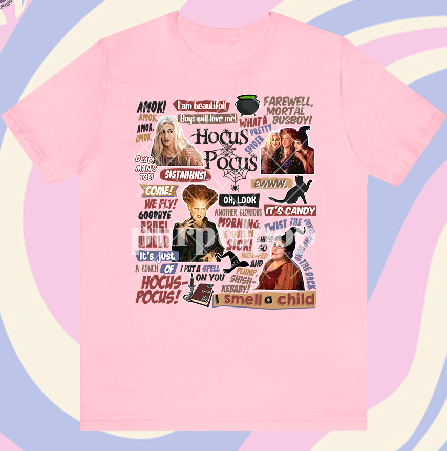 Hocus Pocus Halloween Shirt for Horror Fans - Funny Quotes Design