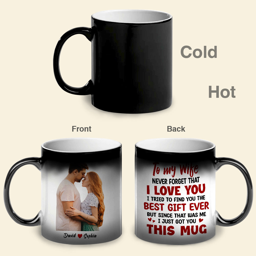 Personalized Love Mug for Couples - Magic Mug Gift for Wife Magic Mug PopCulturePrints