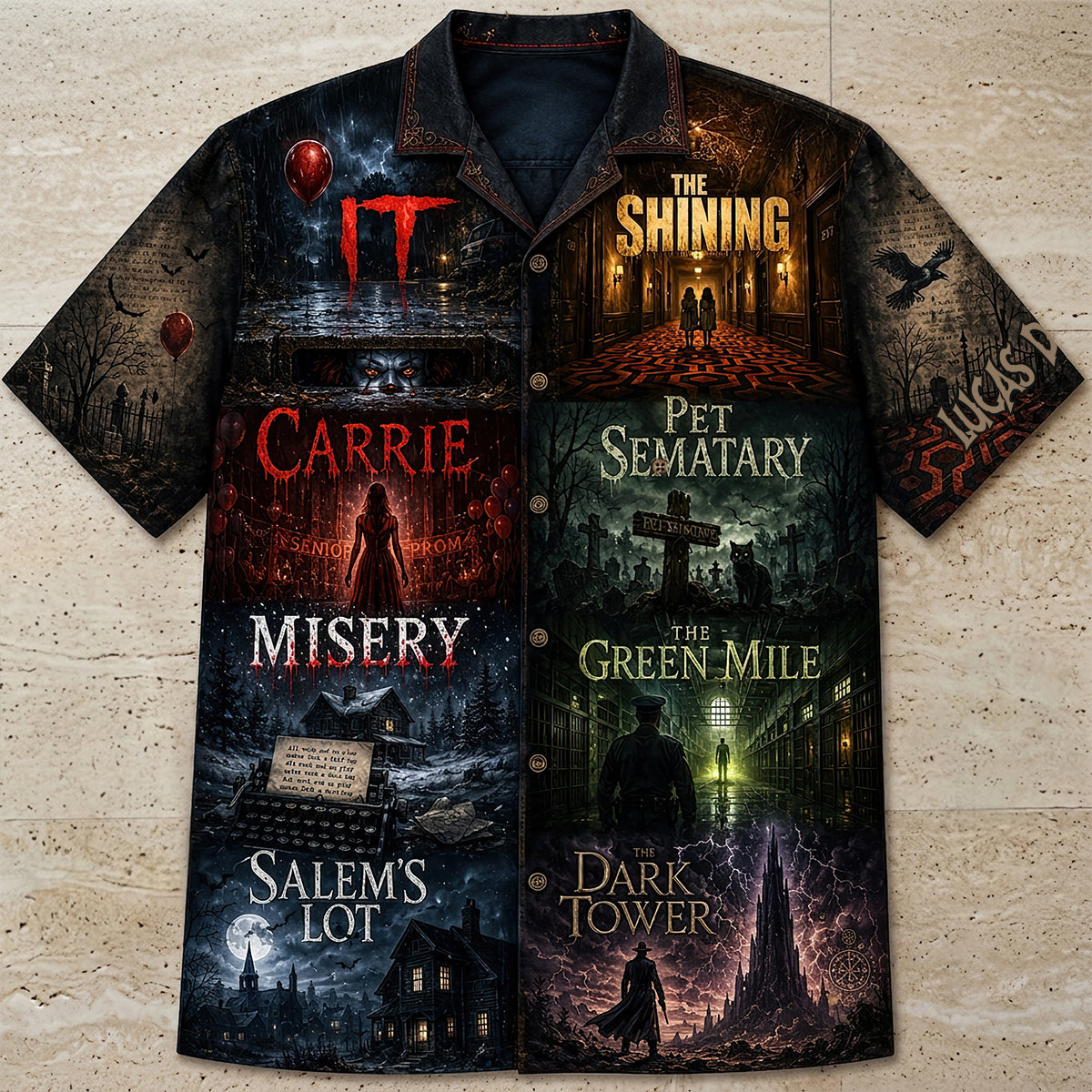 "Face Your Fears in Style!" - Horror Hawaiian Shirt - Personalized Gifts for Horror Lovers