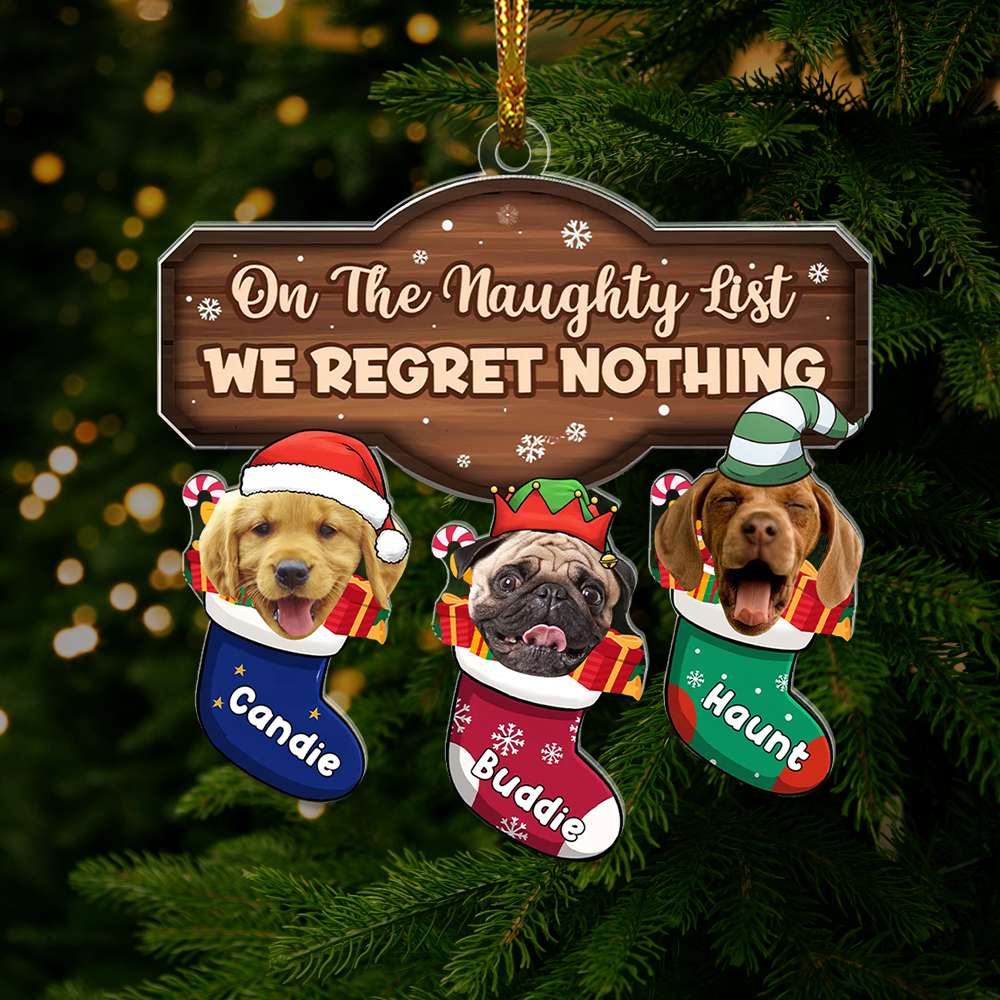 Personalized Christmas Pet Ornament for Pet Lovers Ornament PopCulturePrints
