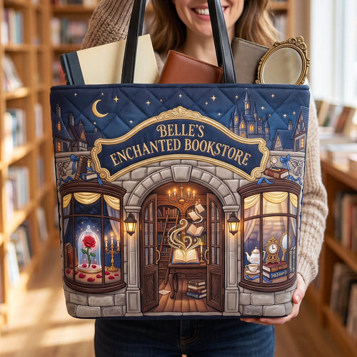 Book Lover's Dream Tote Bag - Personalized Gifts for Readers Tote Bags PopCulturePrints
