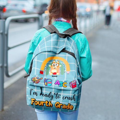 Personalized Fourth Grade Ready Backpack Backpack PopCulturePrints