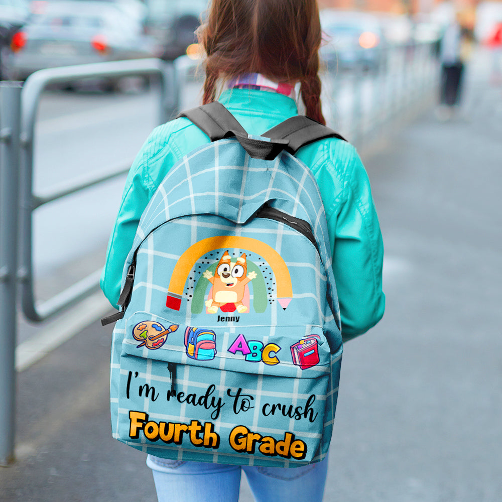 Personalized Fourth Grade Ready Backpack