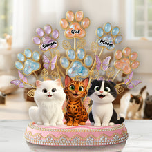 Load image into Gallery viewer, “Celebrate Every Paw” - Cute Paw Tree Acrylic Plaque - Personalized Gift for Dog &amp; Cat Lovers Shaped Plaques PopCulturePrints
