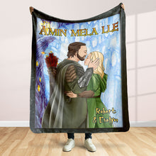 Load image into Gallery viewer, Personalized Couple&#39;s Blanket - Amin Mela Lle Blanket PopCulturePrints
