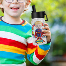 Load image into Gallery viewer, Superhero Personalized Kids Tumbler Tumbler Cup PopCulturePrints

