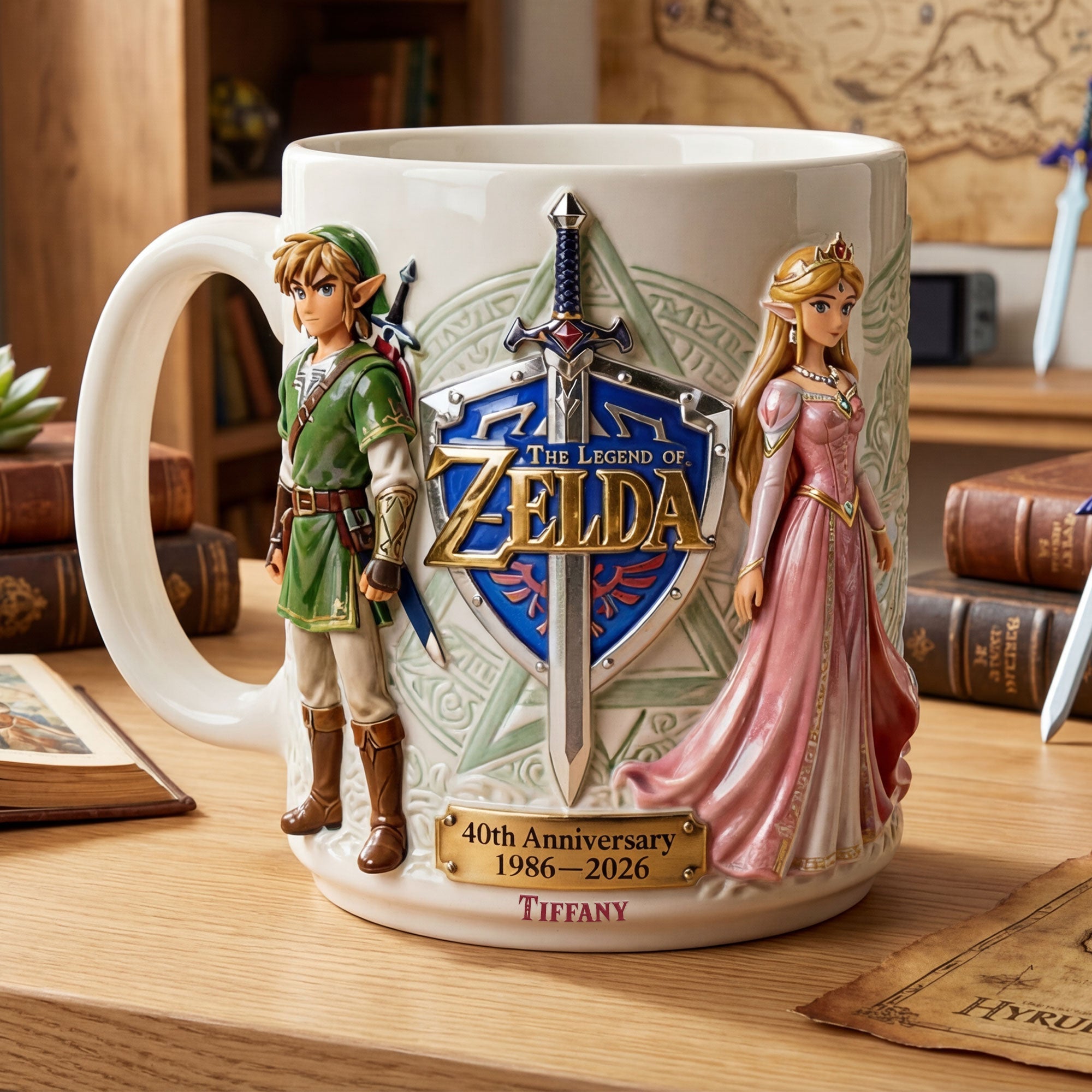 “Celebrate 40 Years of Love!” - Personalized Anniversary Gift Coffee Mug Coffee Mug PopCulturePrints