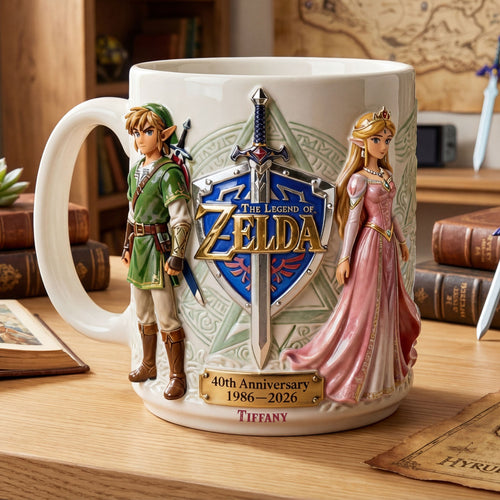 “Celebrate 40 Years of Love!” - Personalized Anniversary Gift Coffee Mug Coffee Mug PopCulturePrints