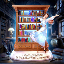 Load image into Gallery viewer, I Want Adventure Light Box - Personalized Gift for Book Lovers Light Box PopCulturePrints
